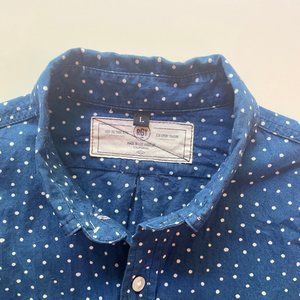 Rogue Territory Polka Dot Button-Down Size L